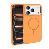 Apple iPhone 18 Pro Kılıf M-Safe Şarj Özellikli Metal Kamera Çerçeveli Zore Edi Silikon Kapak