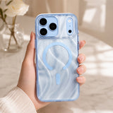 Apple iPhone 18 Pro Kılıf M-safe Şarj Özellikli Mutural Glow Desert Serisi Kapak