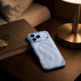 Apple iPhone 18 Pro Kılıf M-safe Şarj Özellikli Mutural Glow Desert Serisi Kapak