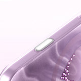 Apple iPhone 18 Pro Kılıf M-Safe Şarj Özellikli Orjinal Swarovski Taşlı Zore Paris Rovix Sert PC Kapak