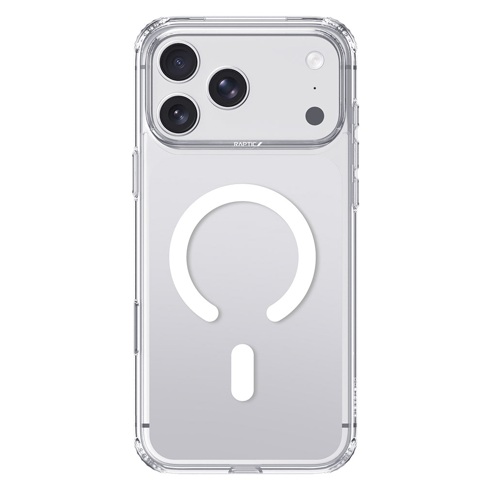 Apple iPhone 18 Pro Kılıf M-Safe Şarj Özellikli Raptic Air Clear Serisi Airbagli Kapak