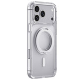 Apple iPhone 18 Pro Kılıf M-safe Şarj Özellikli Raptic Air Stand Serisi Aynalı Arka Yüzey Standlı Kapak