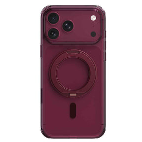 Apple iPhone 18 Pro Kılıf M-safe Şarj Özellikli Raptic Air Stand Serisi Aynalı Arka Yüzey Standlı Kapak