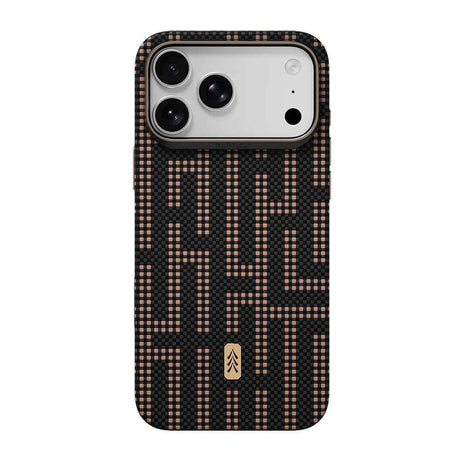 Apple iPhone 18 Pro Kılıf M-safe Şarj Özellikli Raptic Aramid Dual Ultra Grid Serisi Karbon Kapak