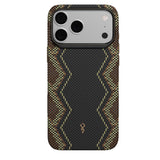 Apple iPhone 18 Pro Kılıf M-safe Şarj Özellikli Raptic Aramid Dual Ultra Scepter Serisi Karbon Kapak
