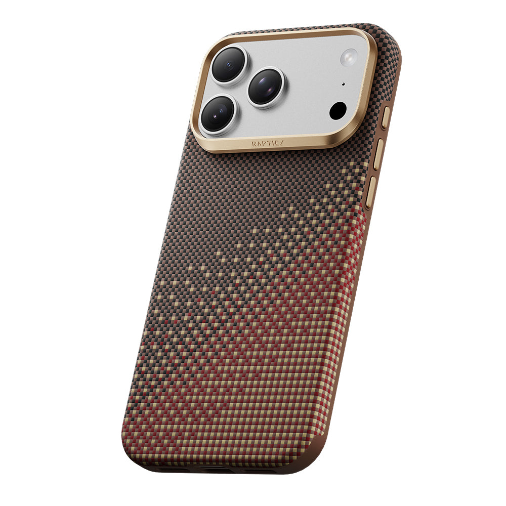 Apple iPhone 18 Pro Kılıf M-safe Şarj Özellikli Raptic Aramid Dual Ultra Serenity Serisi Karbon Kapak