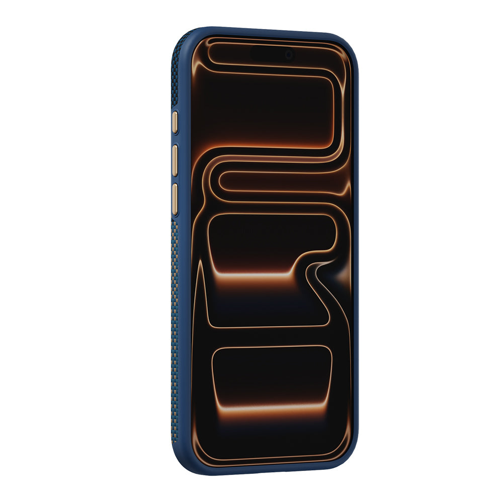 Apple iPhone 18 Pro Kılıf M-safe Şarj Özellikli Raptic Aramid Dual Ultra Serenity Serisi Karbon Kapak