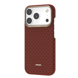 Apple iPhone 18 Pro Kılıf M-safe Şarj Özellikli Raptic Aramid Skin Origin Serisi Karbon Kapak