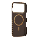Apple iPhone 18 Pro Kılıf M-safe Şarj Özellikli Raptic Aramid Skin Origin Serisi Karbon Kapak