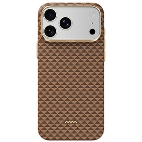 Apple iPhone 18 Pro Kılıf M-safe Şarj Özellikli Raptic Aramid Skin Origin Serisi Karbon Kapak