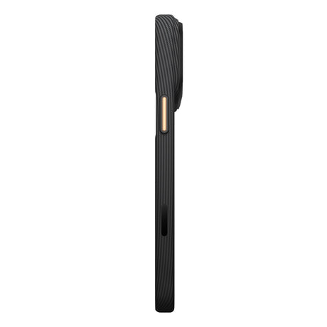 Apple iPhone 18 Pro Kılıf M-safe Şarj Özellikli Raptic Aramid Skin Reynis Serisi Karbon Kapak