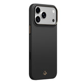 Apple iPhone 18 Pro Kılıf M-safe Şarj Özellikli Raptic Aramid Skin Reynis Serisi Karbon Kapak