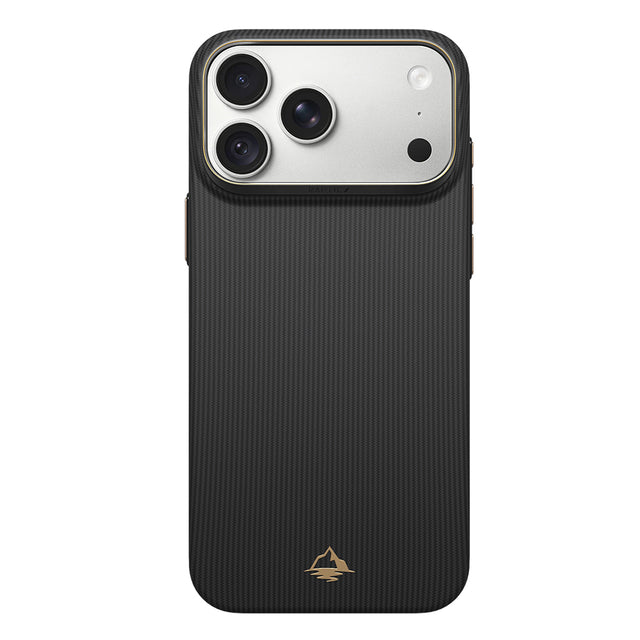 Apple iPhone 18 Pro Kılıf M-safe Şarj Özellikli Raptic Aramid Skin Reynis Serisi Karbon Kapak