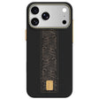 Apple iPhone 18 Pro Kılıf M-safe Şarj Özellikli Raptic Aramid Skin Rise Serisi 24 Ayar Altın Kaplamalı Karbon Kapak