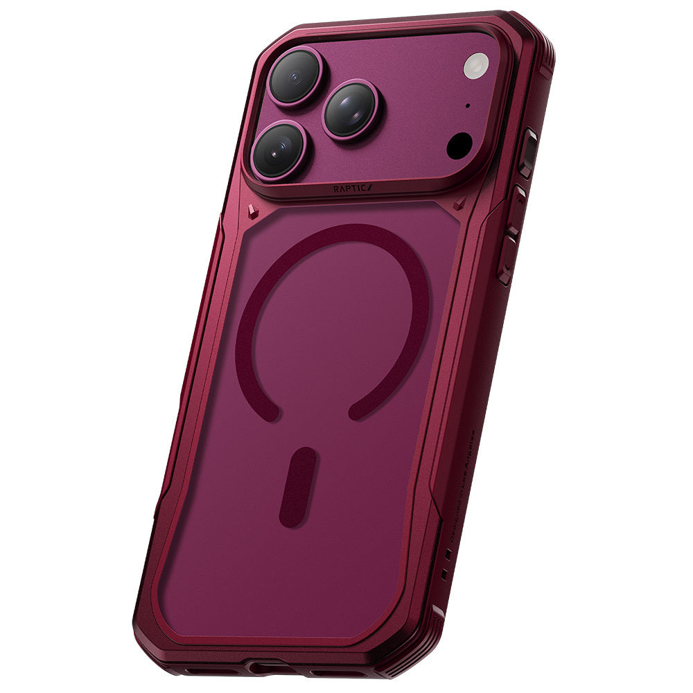 Apple iPhone 18 Pro Kılıf M-Safe Şarj Özellikli Raptic Shield Evo Serisi Airbagli Kapak