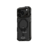 Apple iPhone 18 Pro Kılıf M-safe Şarj Özellikli Şeffaf Airbag Tasarımlı Skinarma Saido Mag-Charge Kapak