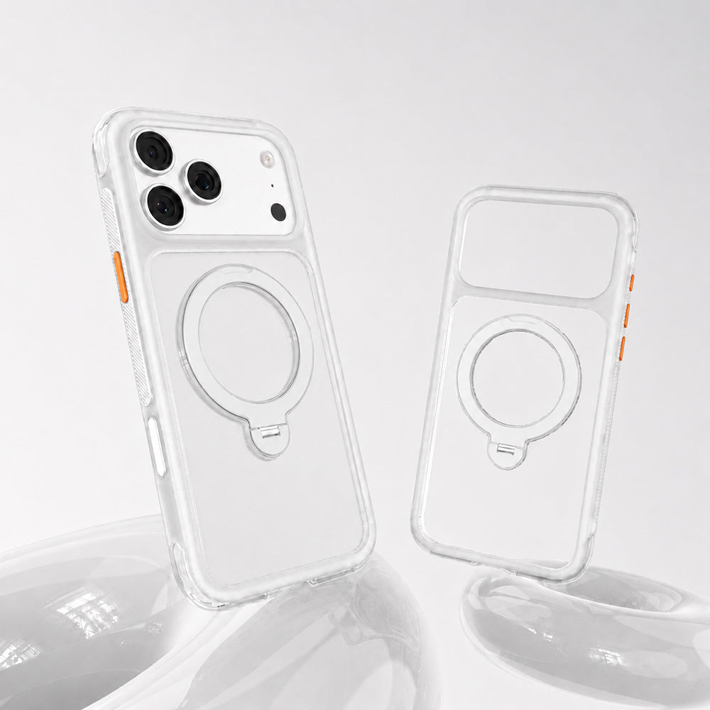 Apple iPhone 18 Pro Kılıf M-safe Şarj Özellikli Standlı Airbag Tasarımlı Mutural Air Shield Serisi Kapak