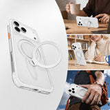 Apple iPhone 18 Pro Kılıf M-safe Şarj Özellikli Standlı Airbag Tasarımlı Mutural Air Shield Serisi Kapak