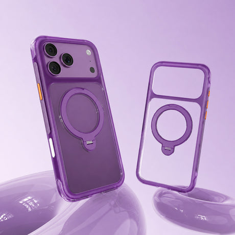 Apple iPhone 18 Pro Kılıf M-safe Şarj Özellikli Standlı Airbag Tasarımlı Mutural Air Shield Serisi Kapak