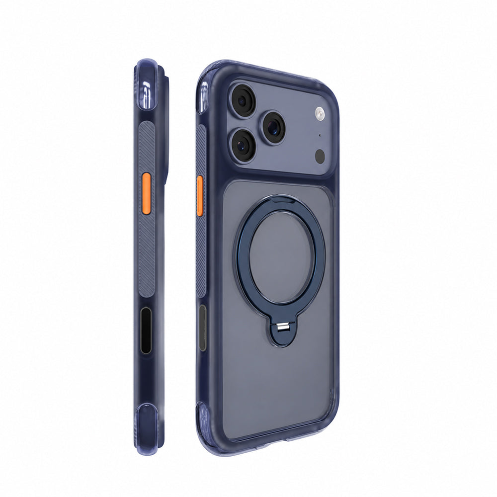 Apple iPhone 18 Pro Kılıf M-safe Şarj Özellikli Standlı Airbag Tasarımlı Mutural Air Shield Serisi Kapak