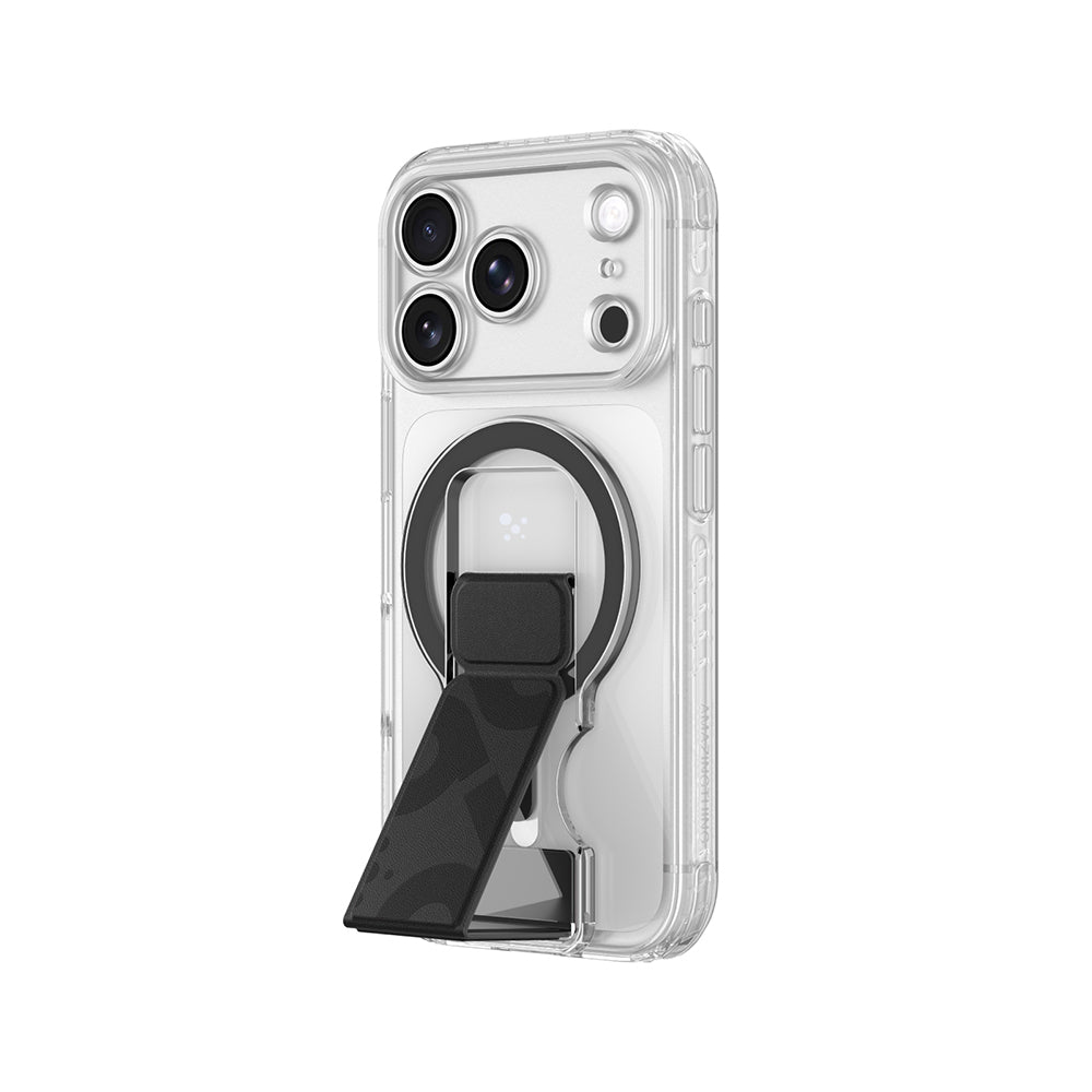 Apple iPhone 18 Pro Kılıf M-safe Şarj Özellikli Standlı Amazingthing Titan Pro Grip Stand Serisi Kapak