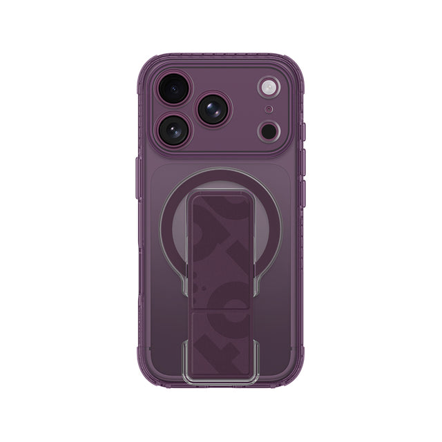 Apple iPhone 18 Pro Kılıf M-safe Şarj Özellikli Standlı Amazingthing Titan Pro Grip Stand Serisi Kapak