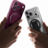 Apple iPhone 18 Pro Kılıf M-safe Şarj Özellikli Standlı Amazingthing Titan Pro Grip Stand Serisi Kapak