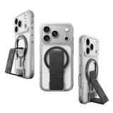 Apple iPhone 18 Pro Kılıf M-safe Şarj Özellikli Standlı Amazingthing Titan Pro Grip Stand Serisi Kapak