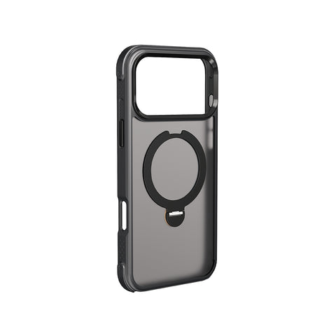 Apple iPhone 18 Pro Kılıf M-safe Şarj Özellikli Standlı Lenyes Eclat Kapak