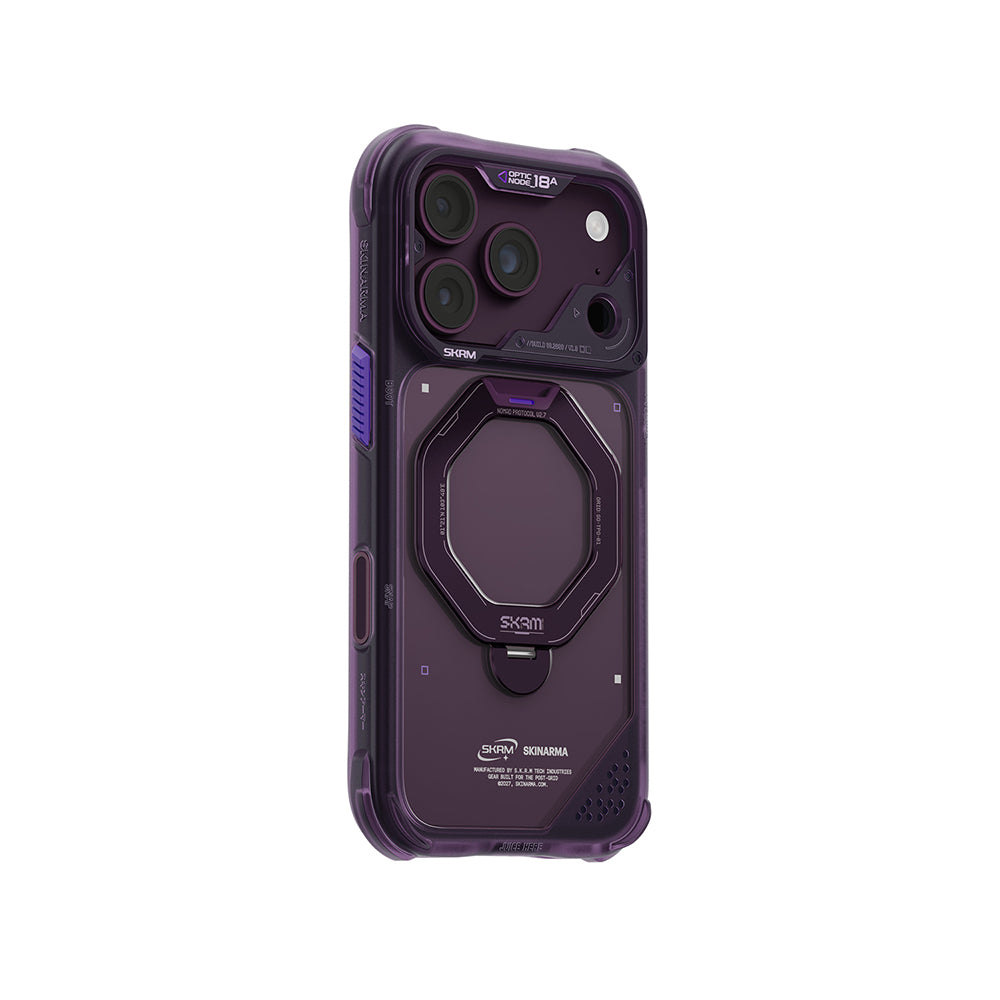 Apple iPhone 18 Pro Kılıf M-safe Şarj Özellikli Standlı Skinarma Saturn Kapak
