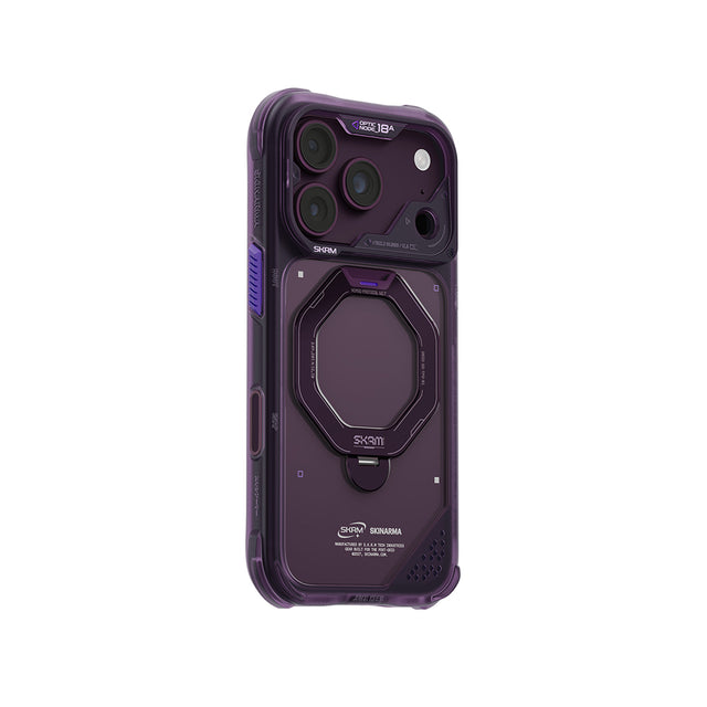 Apple iPhone 18 Pro Kılıf M-safe Şarj Özellikli Standlı Skinarma Saturn Kapak
