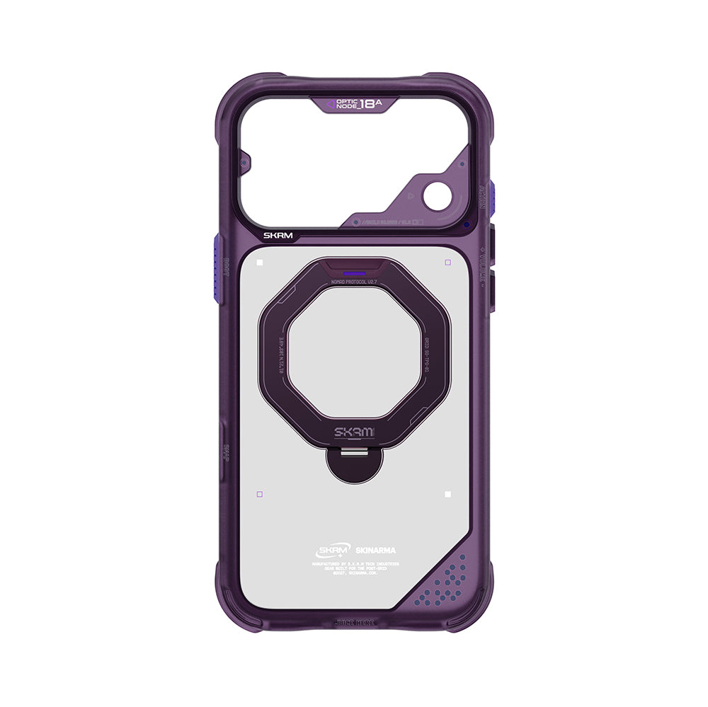 Apple iPhone 18 Pro Kılıf M-safe Şarj Özellikli Standlı Skinarma Saturn Kapak