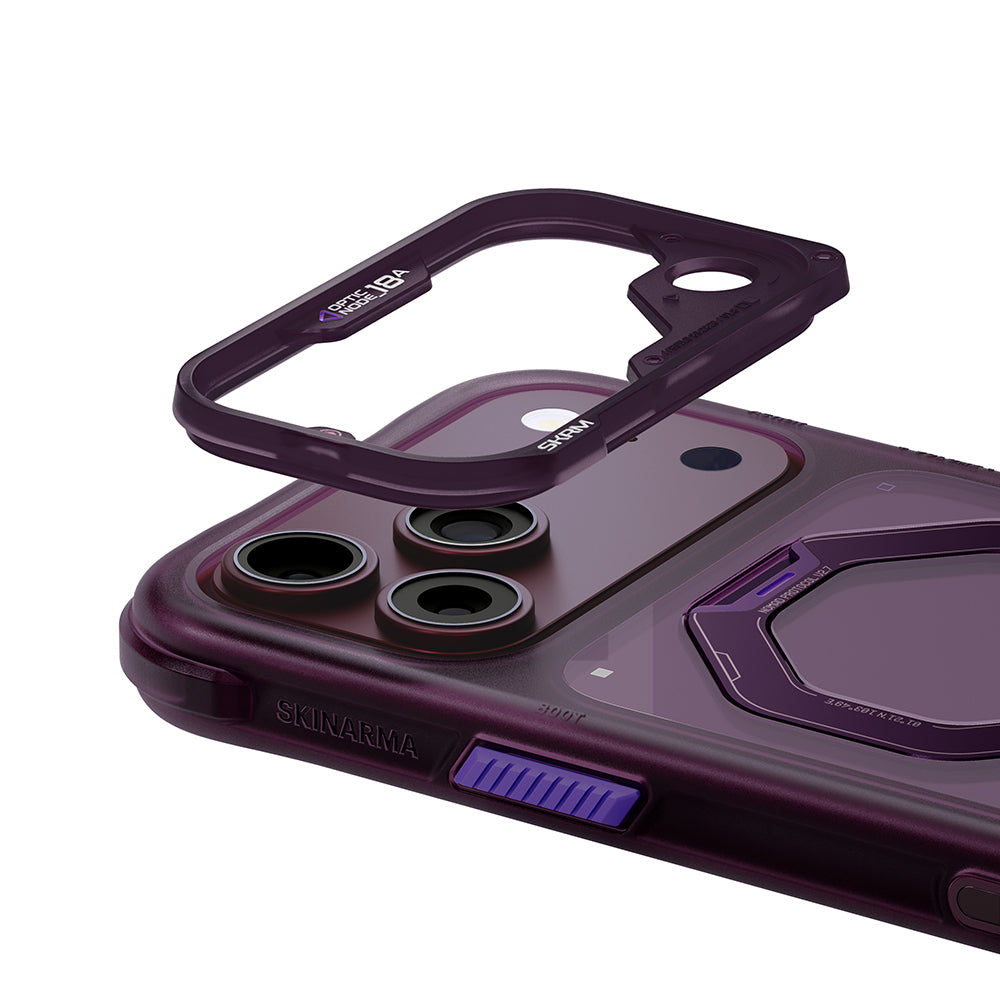 Apple iPhone 18 Pro Kılıf M-safe Şarj Özellikli Standlı Skinarma Saturn Kapak