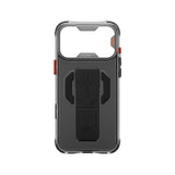Apple iPhone 18 Pro Kılıf M-safe Şarj Özellikli Teknoloji Desenli Skinarma Helio CE Mag Charge Standlı Kapak