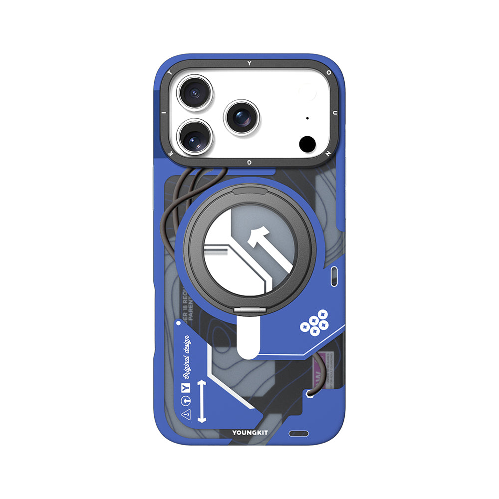 Apple iPhone 18 Pro Kılıf M-safe Şarj Özellikli Youngkit Starship Serisi Kapak