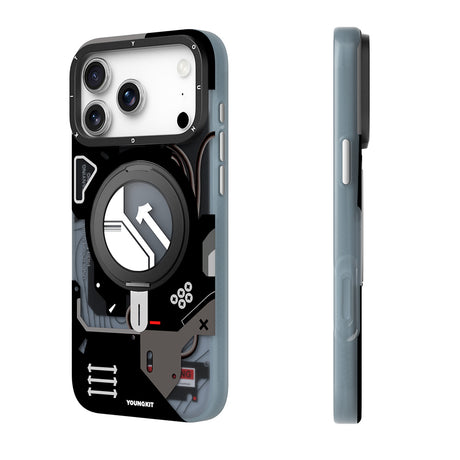 Apple iPhone 18 Pro Kılıf M-safe Şarj Özellikli Youngkit Starship Serisi Kapak