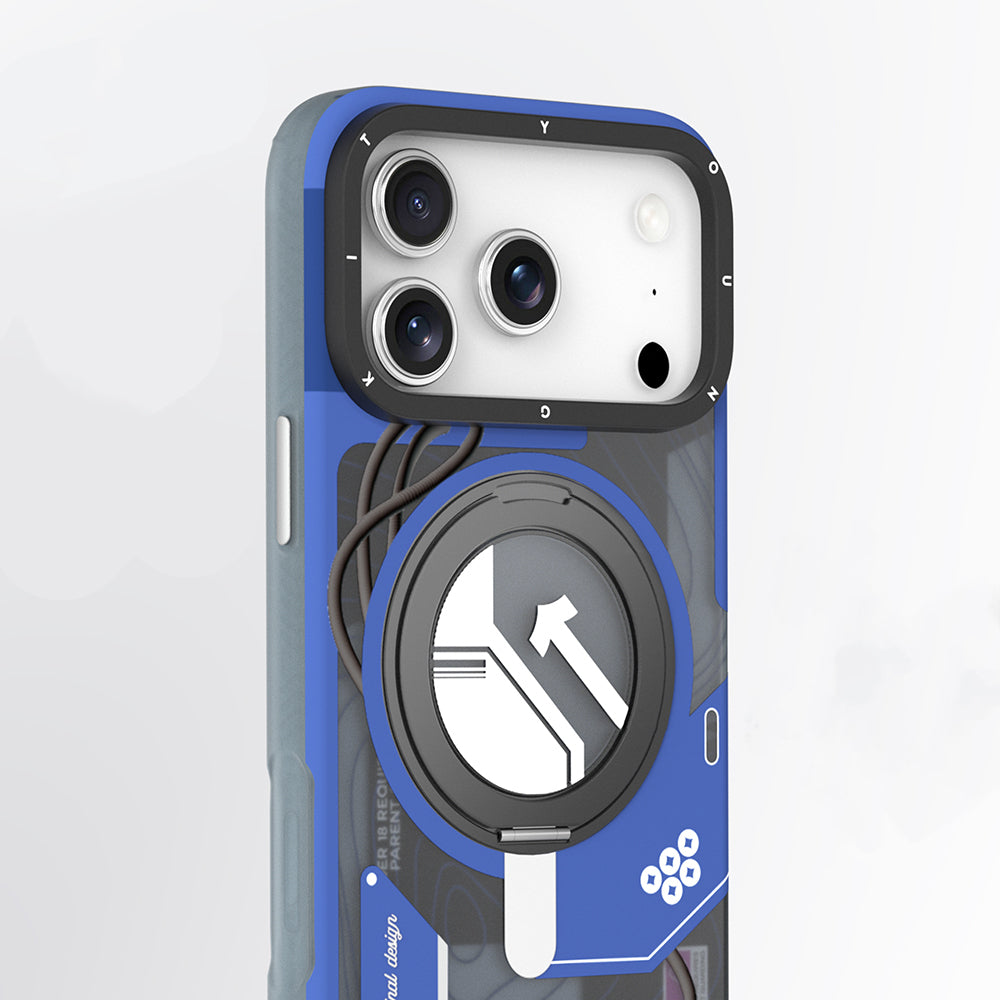 Apple iPhone 18 Pro Kılıf M-safe Şarj Özellikli Youngkit Starship Serisi Kapak