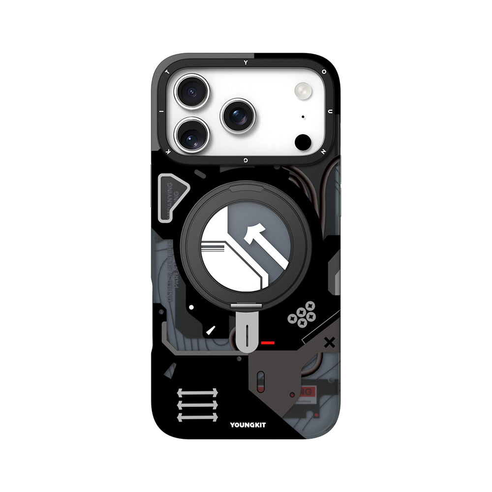 Apple iPhone 18 Pro Kılıf M-safe Şarj Özellikli Youngkit Starship Serisi Kapak