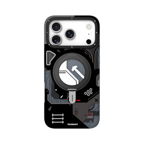 Apple iPhone 18 Pro Kılıf M-safe Şarj Özellikli Youngkit Starship Serisi Kapak