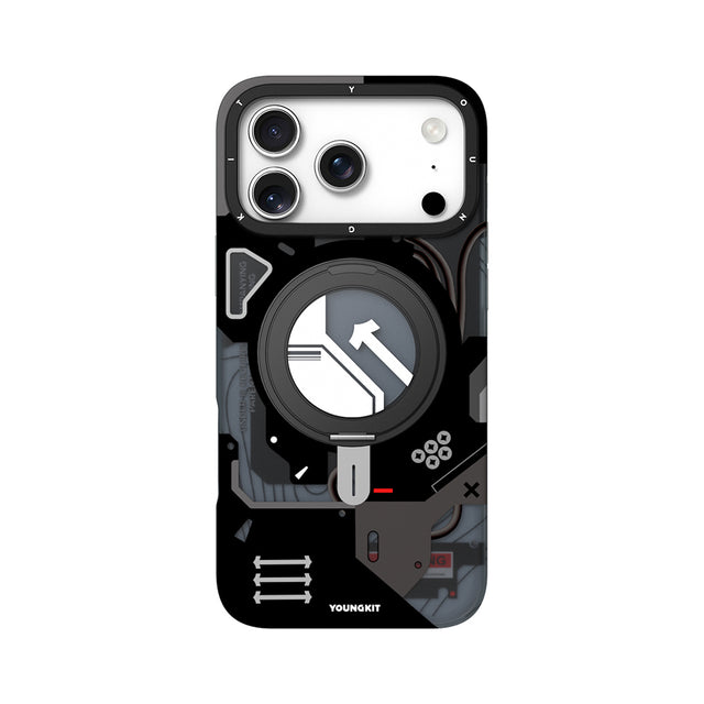Apple iPhone 18 Pro Kılıf M-safe Şarj Özellikli Youngkit Starship Serisi Kapak