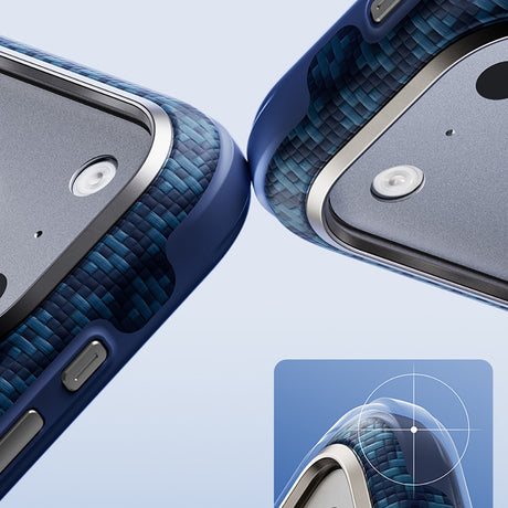 Apple iPhone 18 Pro Kılıf M-Safe Şarj Özellikli Yükseltilmiş Kamera Çerçeveli Benks ArmorGrid ArmorEdge X9 Serisi Kevlar Karbon Kapak