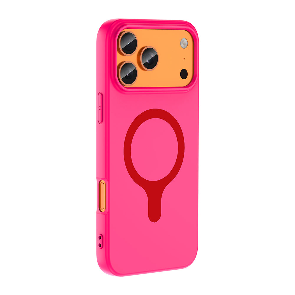 Apple iPhone 18 Pro Kılıf M-Safe Şarj Özellikli Zore Aris Silikon Kapak