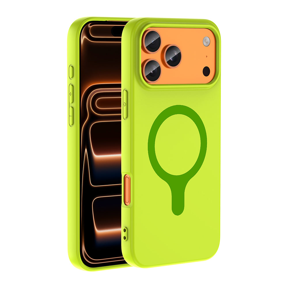 Apple iPhone 18 Pro Kılıf M-Safe Şarj Özellikli Zore Aris Silikon Kapak