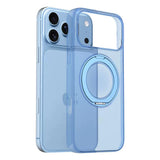Apple iPhone 18 Pro Kılıf M-Safe Şarj Özellikli Zore Luzer 360 Standlı Kapak