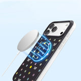 Apple iPhone 18 Pro Kılıf M-Safe Şarj Özellikli Zore Paris Axen Sert PC Kapak