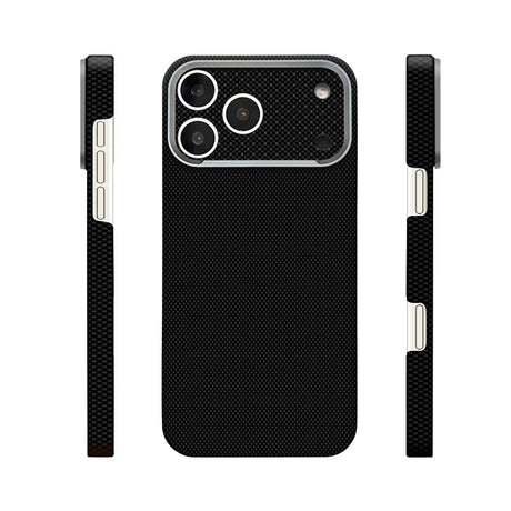 Apple iPhone 18 Pro Kılıf M-Safe Şarj Özellikli Zore Paris Zerre Sert PC Kapak