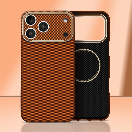 Apple iPhone 18 Pro Kılıf M-Safe Şarj Özellikli Zore Paris Zerre Sert PC Kapak