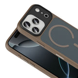 Apple iPhone 18 Pro Kılıf Mat Arka Yüzey Wireless Şarj Özellikli Zore Flet M-safe Kapak
