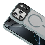 Apple iPhone 18 Pro Kılıf Mat Arka Yüzey Wireless Şarj Özellikli Zore Flet M-safe Kapak