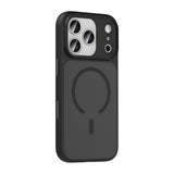 Apple iPhone 18 Pro Kılıf Mat Arka Yüzey Wireless Şarj Özellikli Zore Flet M-safe Kapak